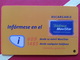 SPAIN SIM GSM Telefonica Movistar ACTIVA Orange Cut Chip - Numbers Back USIM RARE Used (BH1219b - Telefonica