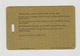 Bagage Pas - Luggage Tag Pass British Airways Executive Club 2002 - Etiquetas De Equipaje