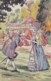MODE Fantaisie Couple Bourgeoisie- Histoire Du Costume1786- Illustrateur Pierre A LEROUX- (lot Pat 110) - Sonstige & Ohne Zuordnung