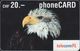 Liechtenstein - Lie 22B - Bald Eagle - Prepaid - 20 CHF - Liechtenstein