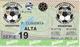 133169 ARGENTINA SPORTS FUTBOL SOCCER TORNEO PREOLIMPICO ATLANTA 96 SERIE 19 P. CUBIERTA ALTA ENTRADA TICKET NO POSTCARD - Fencing