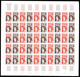 ** N°1345/50, Série Grands Hommes De 1962 En 6 Feuilles Complètes De 50 Exemplaires Dont 5 Multicolores, Datées. SUPERBE - Non Classés