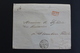 1847 LSC PARIS CAD TYPE 15 DU 10 MARS 1847 POUR BOURBON VENDEE CAD ARRIVEE DU 12/03/1847 MARQUE ROUGE PP - 1801-1848: Précurseurs XIX