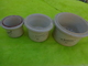 Lot De Pot En Gres  La Menagere 1/4  Hauteur 6.5cm - 1/2 Hauteur 8 Cm - 4/4 Hauteur 9cm - Other & Unclassified