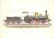 ¤¤  -  Locomotive-Tender  -  Illustrateur Italien  -  Chemin De Fer   -  ¤¤ - Matériel