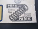 Böhmen Und Mähren 1940 Nr. 27 MeF Firmenumschlag Pera Spiralova Parik / Auto Bzw. Fahrwerksfedern - Covers & Documents