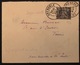 Lettre 10c Sage N/B  N°103 Obl Daguin Double De Grenoble Pour Tunis Tarif Militaire Aux Colonies RR & Superbe !! - 1898-1900 Sage (Type III)