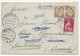Portugal 1937 - Brief Nach Rastatt - Verschiedene Weiterleitungen / Aufkleber / Vermerke - Rücksendung An Absender - Brieven En Documenten