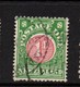 New Zealand Postage Due 1d Blue Green Damaged - Impuestos