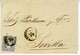 ESPAGNE 1870  LETTRE  RIVADEO    A SEVILLA  50MILS N° 107     Ref LC35 - Covers & Documents