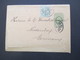 GB 1905 Streifband Mit Zusatzfrankatur Stempel W.C. Nach Nürnberg Gesendet - Lettres & Documents