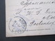 Russland 1895 Ganzsache Stempel K2 Mockba / Moskau Firmenstempel S. Dankin Moscou Nach Nürnberg - Brieven En Documenten