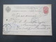 Russland 1895 Ganzsache Stempel K1 Und K2 Mockba / Moskau Firmenstempel S. Dankin Moscou Nach Nürnberg - Brieven En Documenten