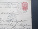 Russland 1895 Ganzsache Stempel K1 Und K2 Mockba / Moskau Firmenstempel S. Dankin Moscou Nach Nürnberg - Briefe U. Dokumente