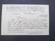 Frankreich 1900 Ganzsache Stempel Epernay Marne Gedruckte Firmenkarte Grand Vins De Champagne E. Mercier & Co - 1898-1900 Sage (Tipo III)