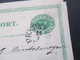 Schweden 1900 Ganzsache Zusatzfrankatur Abgelöst Und Kleiner Schifsspost Stempel Trelleborg - Sassnitz Nach Nürnberg - Cartas & Documentos