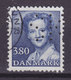 Denmark Perfin Perforé Lochung (S31) 'SK' Søllerød Kommune, Holte 3.80 Margrethe II. (2 Scans) - Abarten Und Kuriositäten