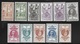 COTE FRANCAISE DES SOMALIS 1940 YT 177/187*/** - Unused Stamps