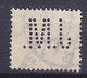 Denmark Perfin Perforé Lochung (J22) 'J.M.' J. Moresco, København 1901 Mi. 38 Wappen Im Oval (2 Scans) - Abarten Und Kuriositäten