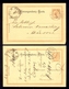 Delcampe - Austria - 6 Old Stationery For German Speaking Area With Interesting Cancels. - Other & Unclassified