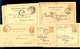 Austria-Poland - 5 Old Stationery For Poland Speaking Area With Interesting Cancels. - Autres & Non Classés