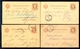 Austria-Czech - 5 Old Stationery For Czech Speaking Area With Interesting Cancels. - Autres & Non Classés