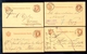 Austria - 5 Old Stationery For German Speaking Area With Interesting Cancels. - Autres & Non Classés