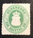 Oldenburg Mi 15B 40€ Tadellos * KABINETTSTÜCK (XF/SUP)1862 1/3 Gr Grün Durchstich 10  (Oldenbourg MHOG - Oldenburg