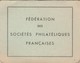 Fédération Sociétés Philatéliques Française Carte Fédérale ECF TOULOUSE 2 Timbres Vignettes Neufs Non Collés 1965 1966 - Otros & Sin Clasificación