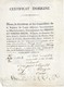 Certificat D'origine Locale Pour Des Tissus, émis Par La Principauté De Reuss, 26/2/1807 - 1800 – 1899