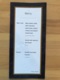 KLM Menu 50.2034 / 50.2038 - Menu Cards