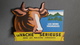 Carton Publicitaire Dépliant - Fromage LA VACHE SERIEUSE - Fromageries Grosjean - Pappschilder