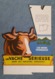 Carton Publicitaire Dépliant - Fromage LA VACHE SERIEUSE - Fromageries Grosjean - Pappschilder