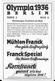 Olympia 1936 - BERLIN - Hornberger, Frankfurt Am Main - Trading Cards