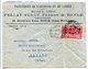 ENVELOPPE Papeteries De L'Ardèche Et De L'IS7RE MAISON A. JANDOT PELLAT FINET BAYLE 26 BD RISSO NICE 1924 - 1921-1960: Moderne