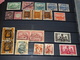 Delcampe - SAAR SAARGEBIET AVEC SURCHARGE EN BANDE, PAIRE, VARIETE, MILLESIME LOT DE 132 TIMBRES NEUF SANS GOMME ET OBLITERES (C.B) - Collections, Lots & Series