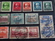 Delcampe - SAAR SAARGEBIET AVEC SURCHARGE EN BANDE, PAIRE, VARIETE, MILLESIME LOT DE 132 TIMBRES NEUF SANS GOMME ET OBLITERES (C.B) - Collections, Lots & Series