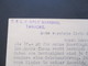 Indien 1960 Ganzsache Aus Tanjore Absender T.E.L.C. Girls' Boarding Bedankt Sich Für Die Spende - Lettres & Documents