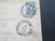 Russland 1892 GA Umschlag Stempel 2x Mitau Und Rücks. Aufkleber Vereidigter Rechtsanwalt Baron Fernando Rahden Mitau - Covers & Documents