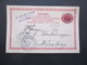 Schweden 1900 Ganzsache Schifsspost Stempel Trelleborg - Sassnitz Nach Nürnberg - Storia Postale