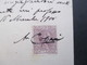 Italien Ganzsache 1900 Stempel Milano Nach Nürnberg Gesendet Rückseitig Mit Steuermarke / Fiskalmarke Marca Da Bollo - Postwaardestukken