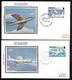 Gibraltar - 1978 RAF Anniversary Set On Silk Covers FDI - Pictorial Postmarks - Gibraltar