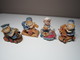 4 FIGURINES ENFANTS MARINS Pour Collection. - Autres & Non Classés