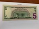 United States $5.00 Uncirc. Banknote  2013  #14 - Devise Nationale