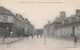 2 CPA ROSIERES (Somme) La Grande Rue Avant Le Bombardement    Le Jeu De Paume - Rosieres En Santerre