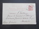Frankreich 1901 Carte Postale Stempel Marseille D'Alger An Das Deutsche Konsulat In Mustapha Algerien Mit Ank. Stempel - Lettres & Documents