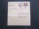 Ägypten 1900 Ganzsache / Streifband Mit Zusatzfrankatur Stempel Alexandrie Nach Brandenburg Havel Gesendet - 1866-1914 Khedivato De Egipto