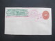 Mexico Stationary GA Umschlag 1893 Express Wells Fargo CIA Violetter Stempel Guadalajara ENE 31. 1893 Ungebraucht - Mexiko