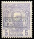 CP N°4 - 5Fr. Violet, Surcharge COLIS POSTAUX Fr.3.50 (type B), Dt.15..  Timbre Très Bien Centré Et Frais De Couleur, X. - 1884-1894