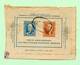 1947 Fragment 100th Anniversary United States Postage Stamps  (4 Scans) - Andere & Zonder Classificatie